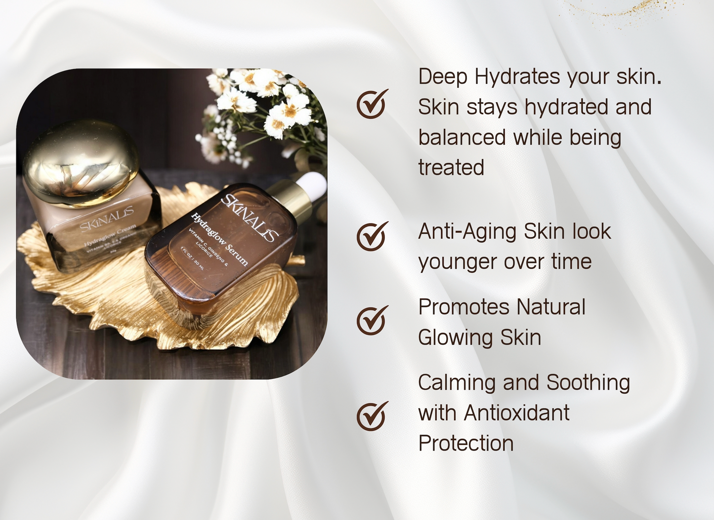 Skinalis Hydraglow Cream & Serum Set